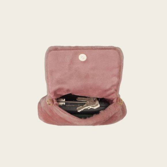 **SOLD**Italian Del Conte Leather Powder Pink Crossbody Bag (Irelia) - Picture 3 of 9